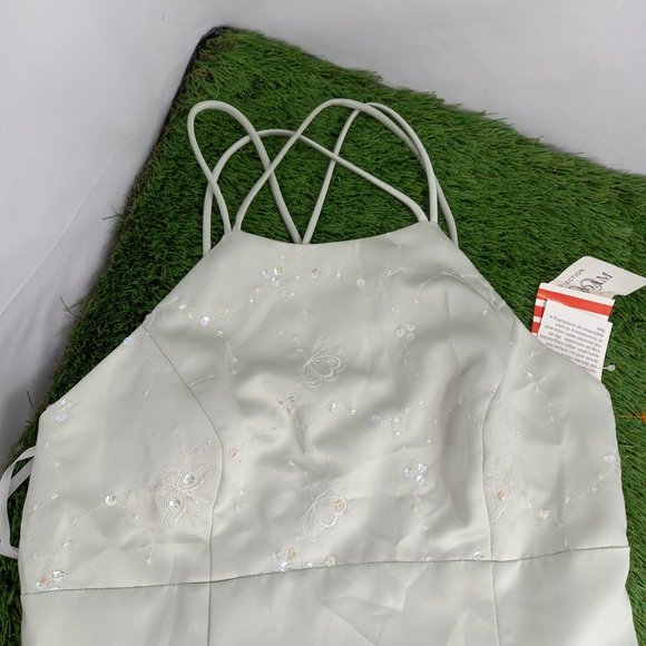 NWT Y2K VINTAGE DEADSTOCK prom maxi dress - Picture 5 of 13